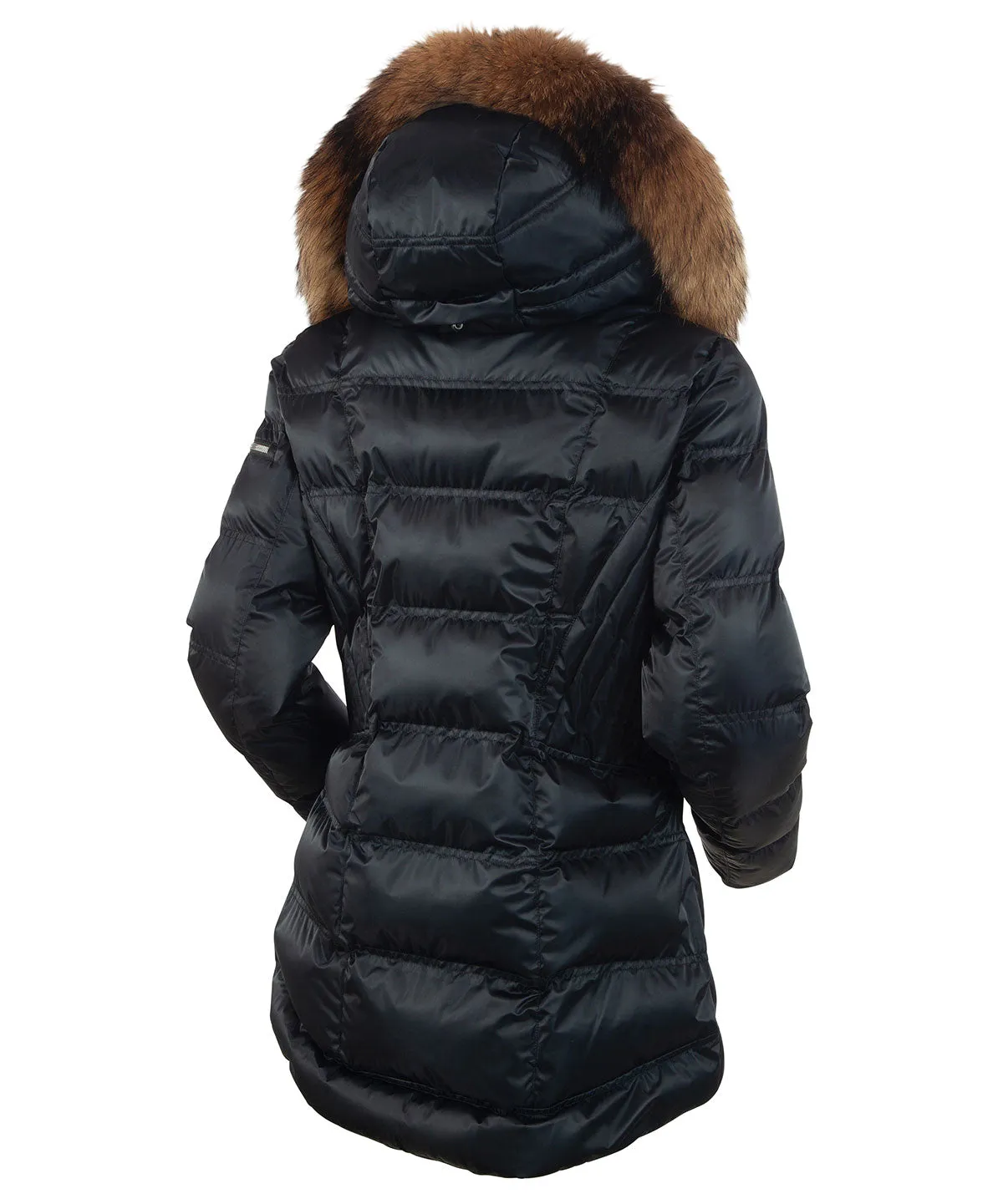 Women's Nikki Quilted Jacket with Removable Faux Fur Ruff