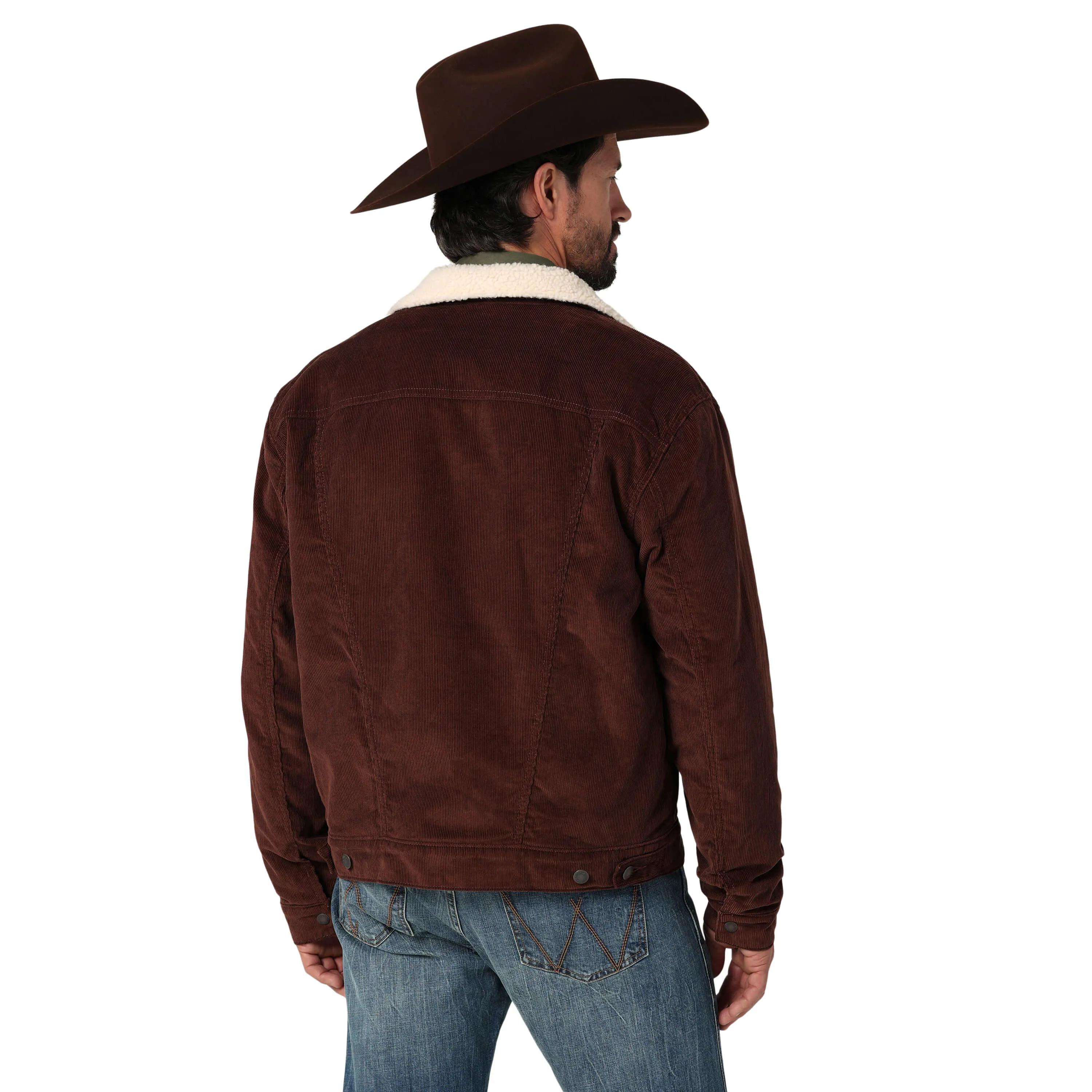 Wrangler | Corduroy Sherpa Lined Potting Soil Brown Jacket